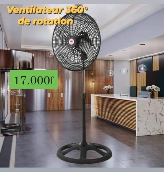 Ventilateur sur pied 360°