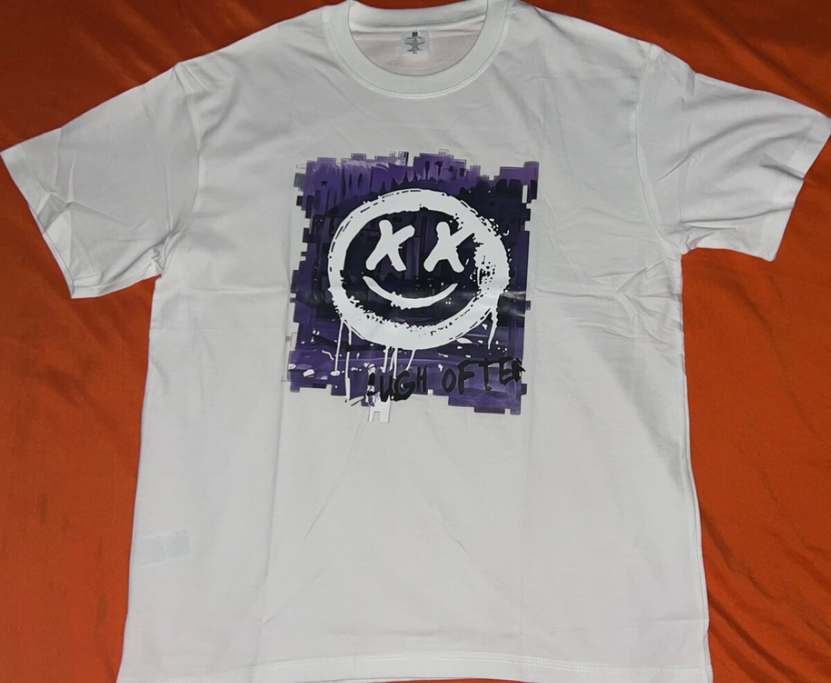 T-shirt homme Smiley imprimé