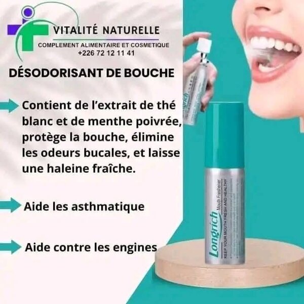 Spray rafraîchissant Longrich