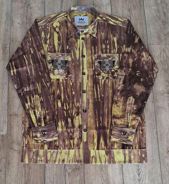 Chemise en coton tie-dye