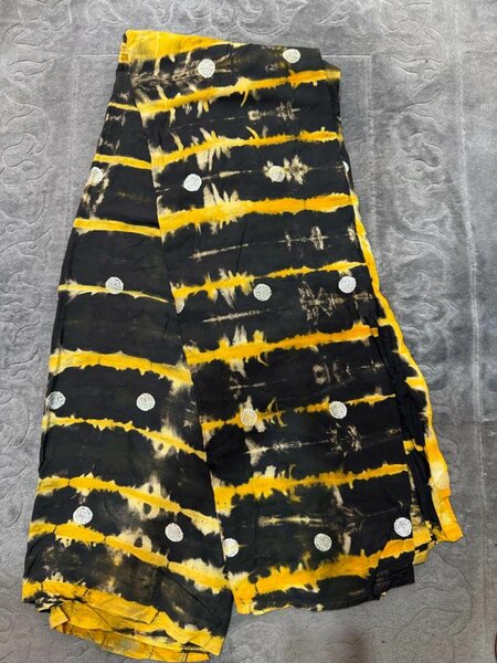 Écharpe en soie batik