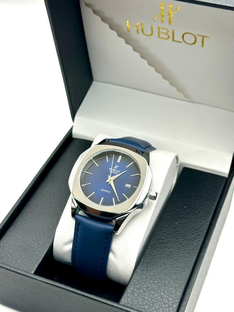 Montre de luxe Hublot en cuir