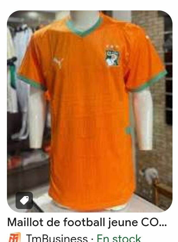 Maillot de Football Côte d'Ivoire