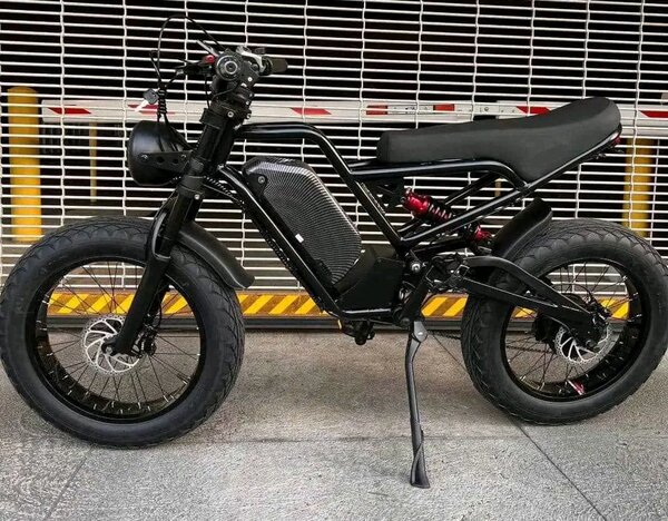 Vélo électrique innovant noir