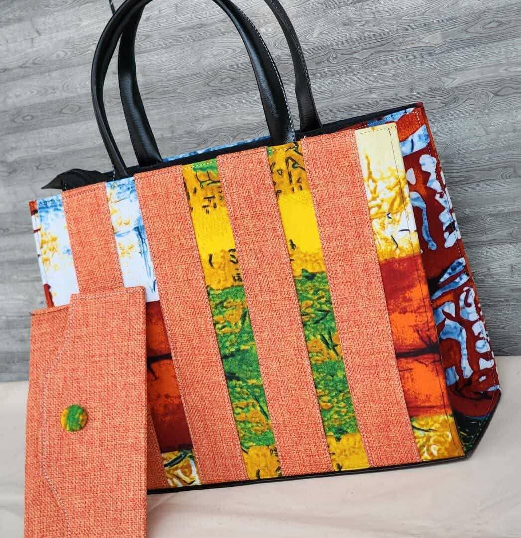 Sac à main en tissu afrique