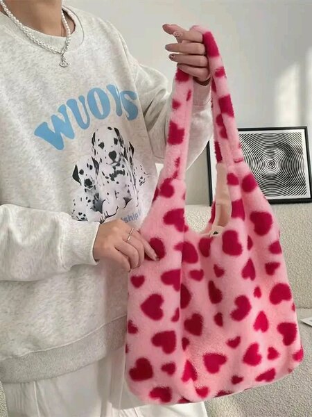 Sac fourre-tout en peluche