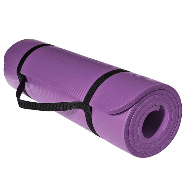 Tapis de yoga épais + sangle