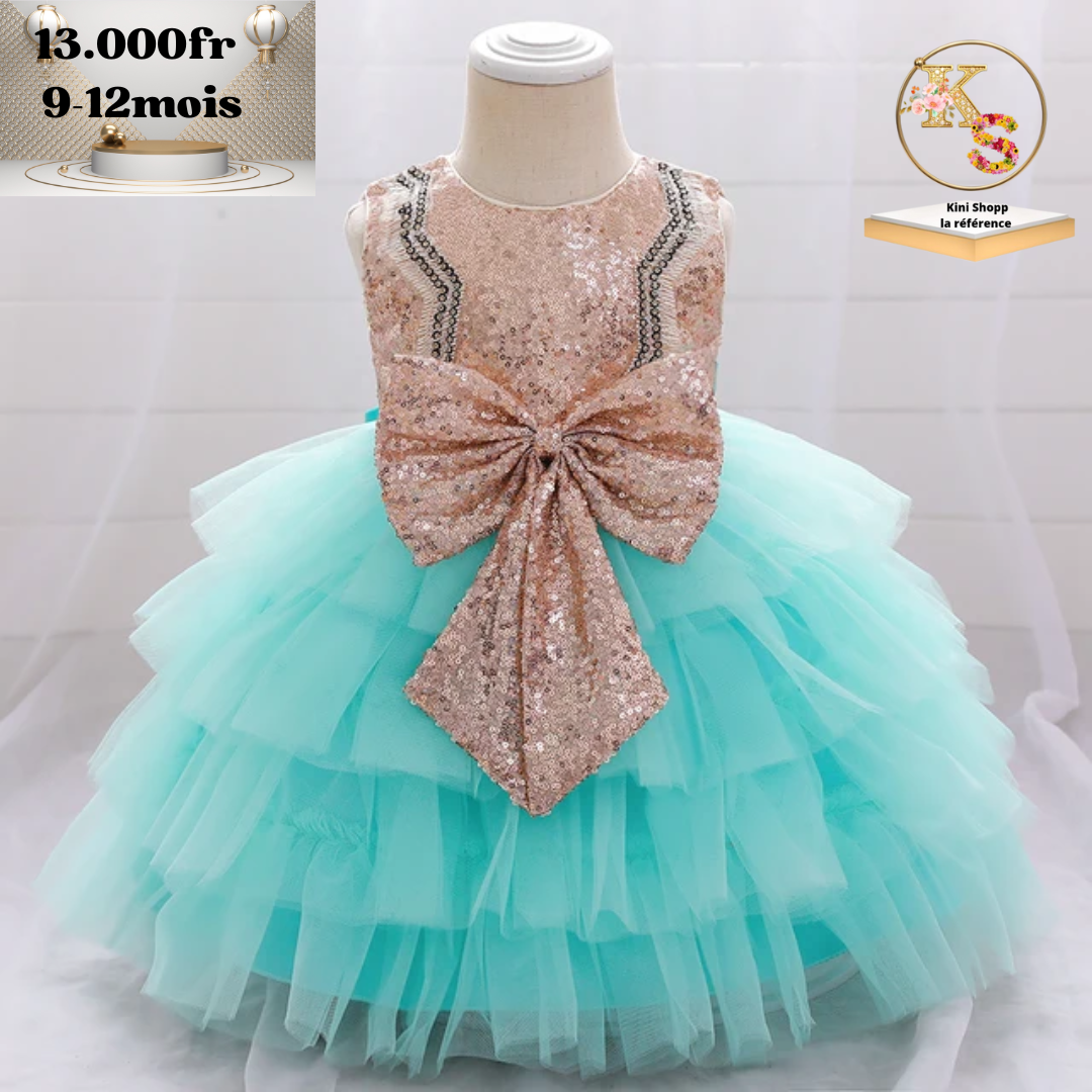 Robe de princesse enfant paillettes