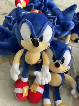 Peluches Sonic, Mario, Pikachu
