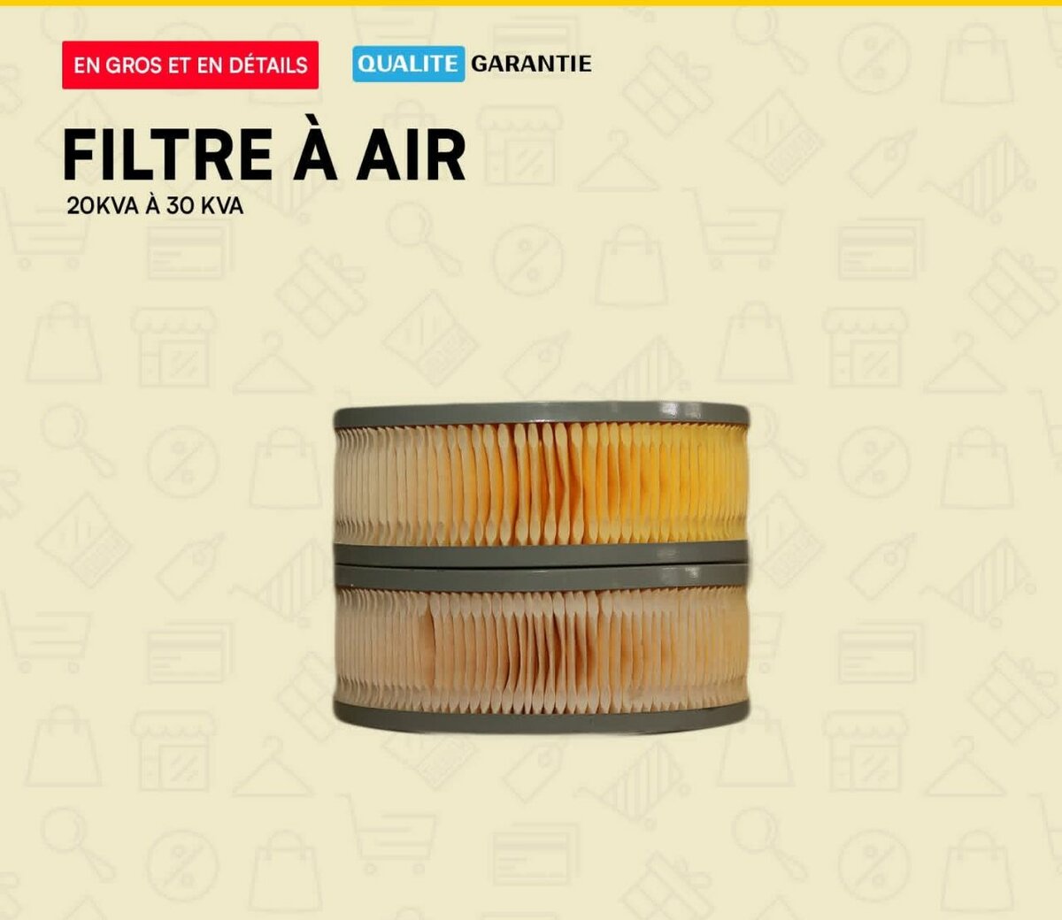 Filtre à air générateur