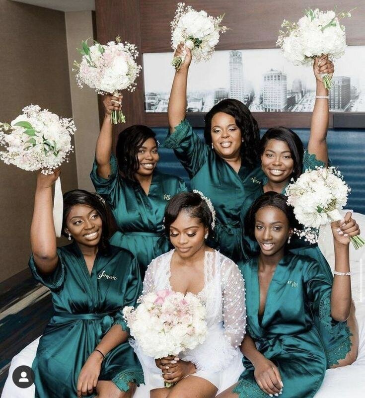 Peignoirs de demoiselles d'honneur