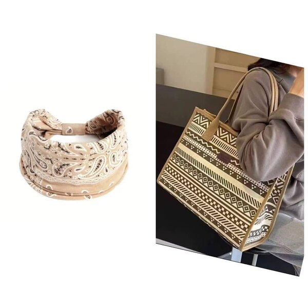 Sac et bandeau bohèmes