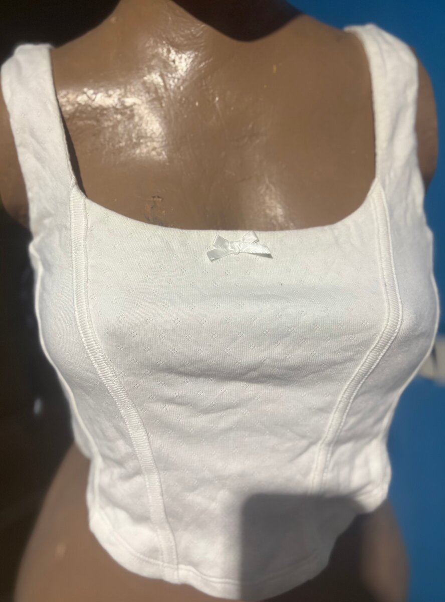 Ensemble de Hauts Femme en Coton et Dentelle