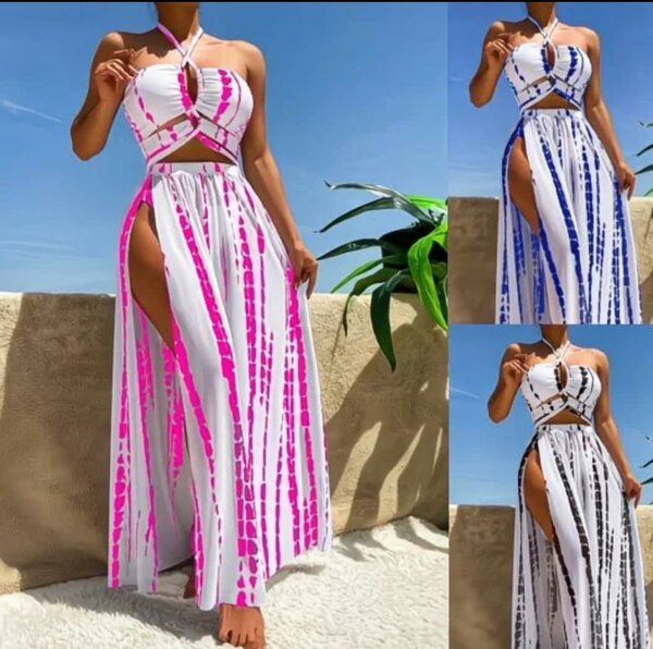 Robe de plage évasée