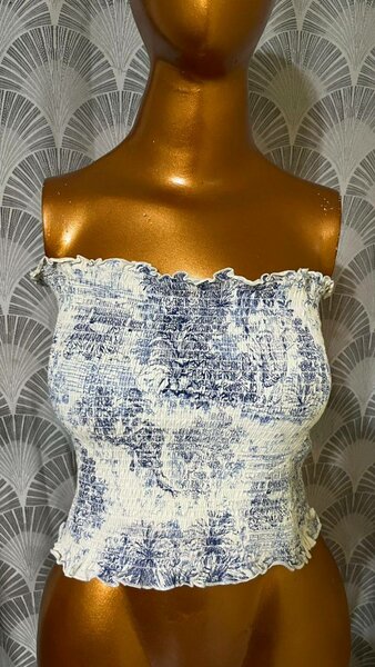 Top bandeau smocké tendance