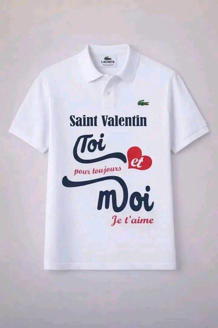 T-shirt et Casquette Saint Valentin