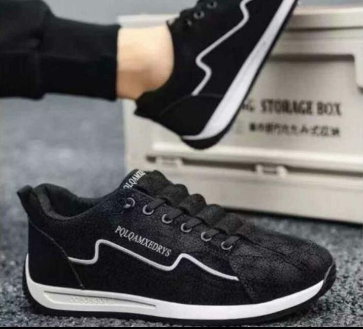 Chaussures de sport homme noir et blanc