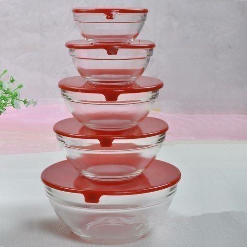 Ensemble de bols en verre hermétiques