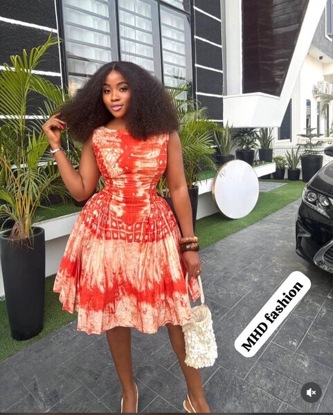 Robe Évasée Imprimée Femme