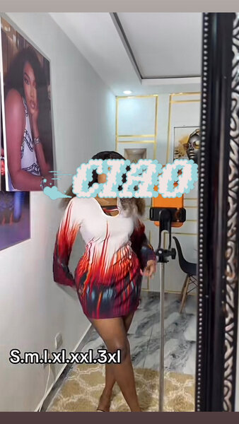 Robe moderne femme multicolore