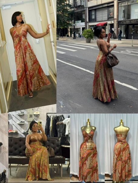 Robe longue bohème chic