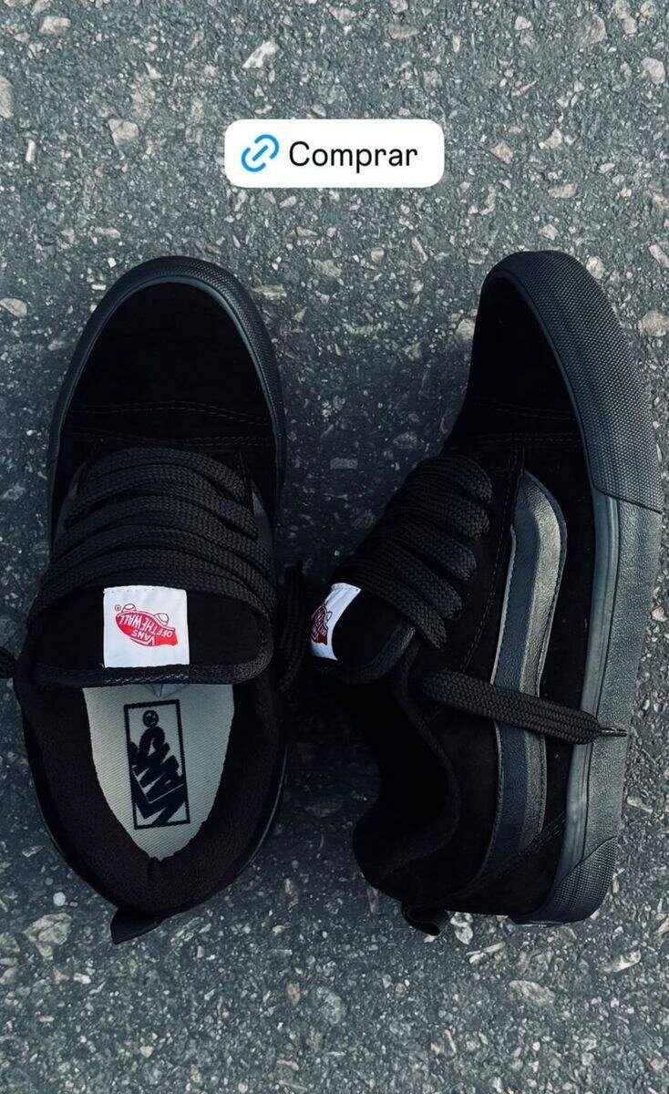 Vans knu school black