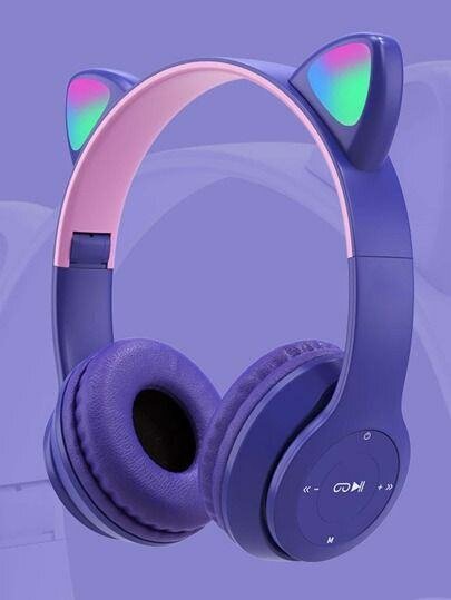 Casque Écouteur Oreilles de Chat