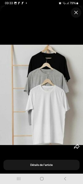 Lot de 3 T-shirts Classiques