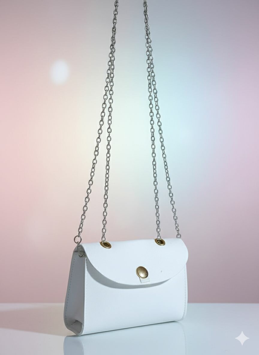 Petit bandoulière blanc chic