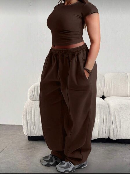 Pantalon large pour femme