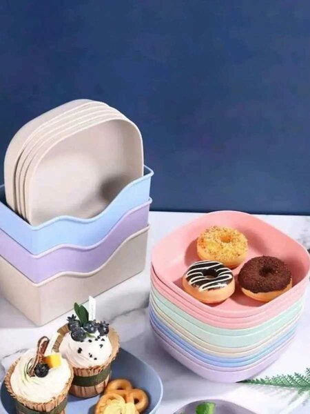 Assiettes en paille de blé