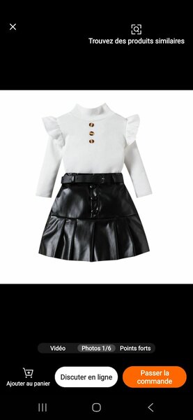 Ensemble Fille Élégant