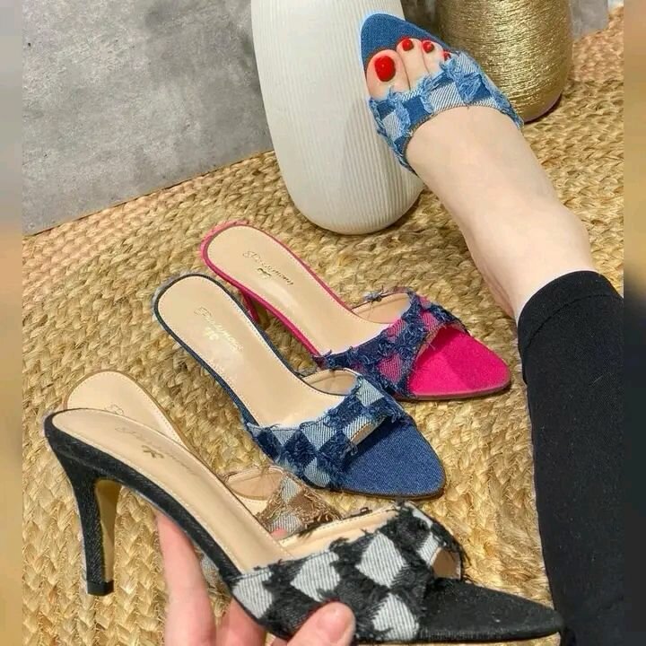 Mules à talons élégantes