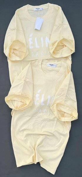 T-shirt unisexe jaune clair