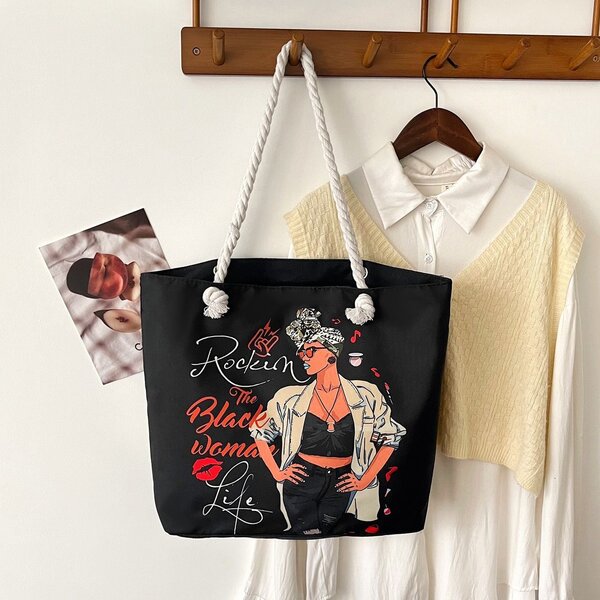 Sac cabas artistique coloré