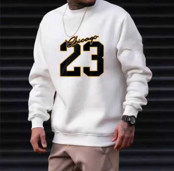 Sweat-shirt Chicago 23 Blanc