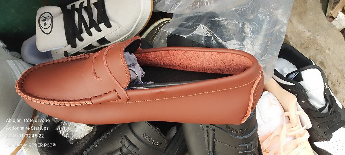 Mocassins en cuir élégants