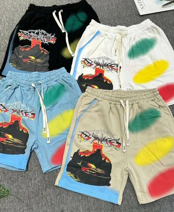 Shorts tendance colorés