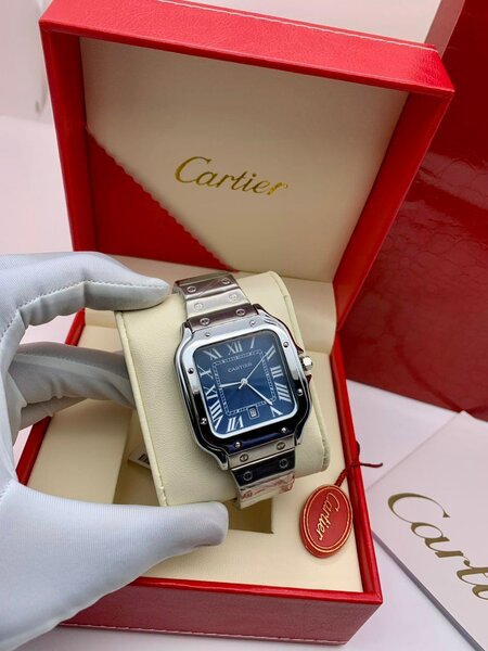 Montre de luxe en cuir classique