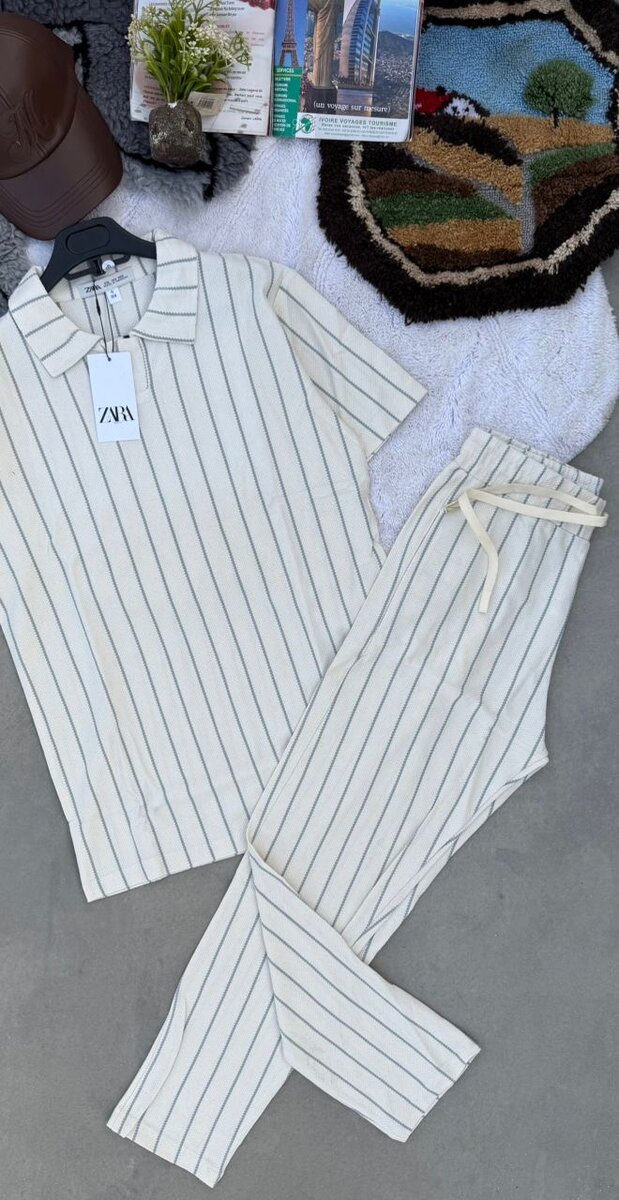 Ensemble rayé confort