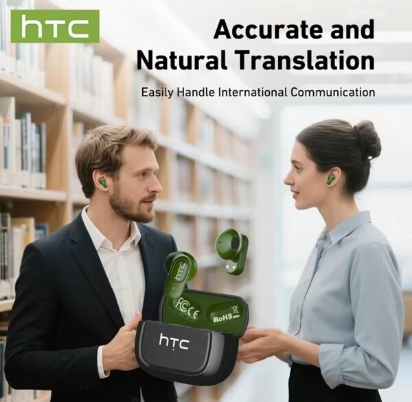 Écouteurs Traduction IA HTC