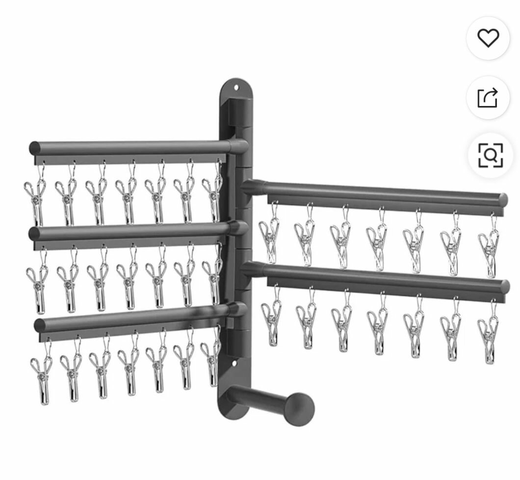 Séchoir mural pliable