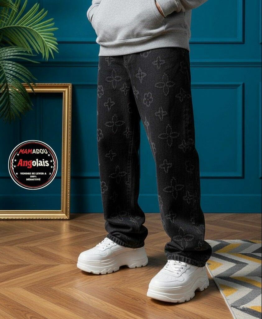 Pantalon homme motifs tendance