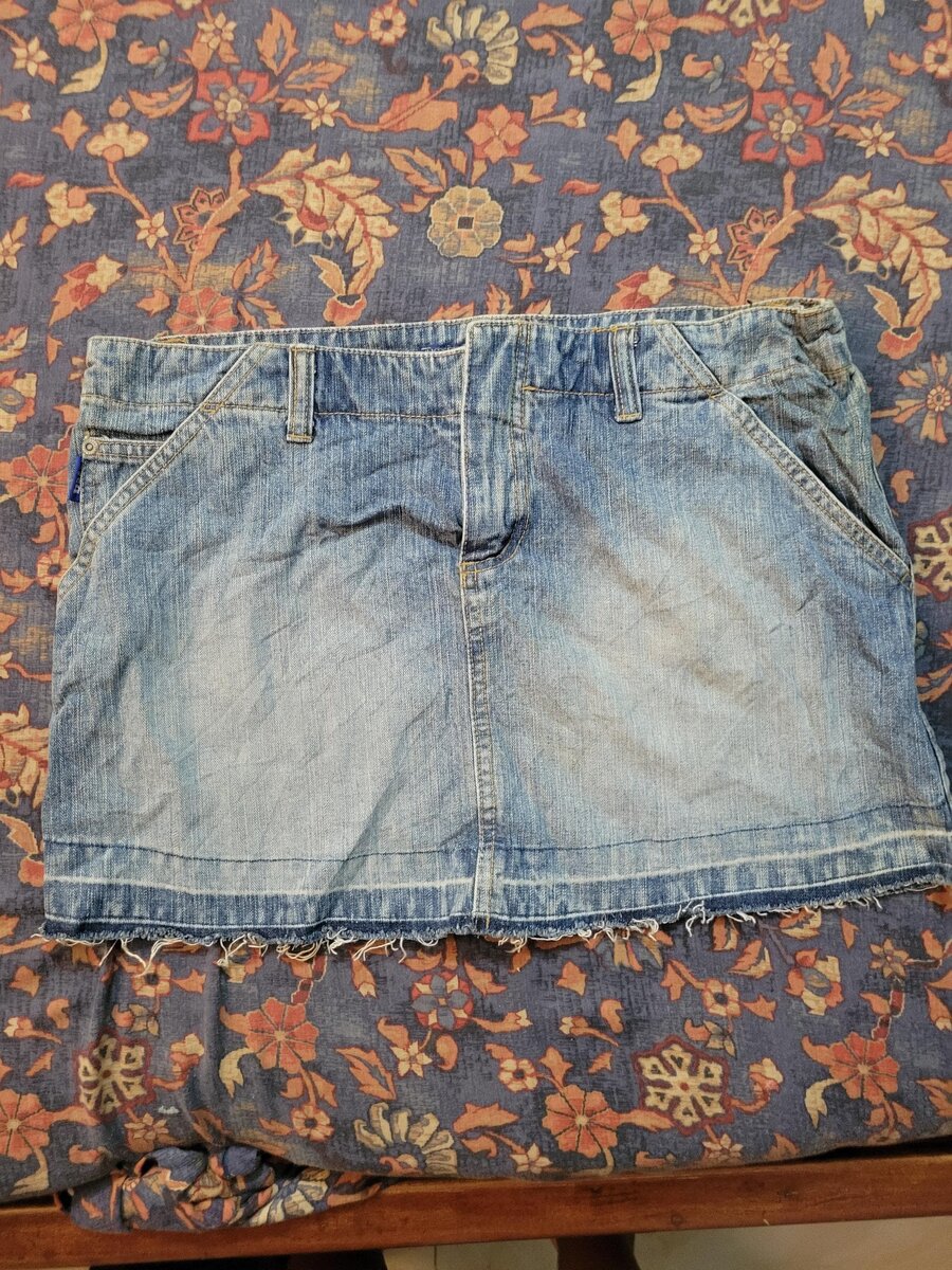 Jupe en jean décontractée