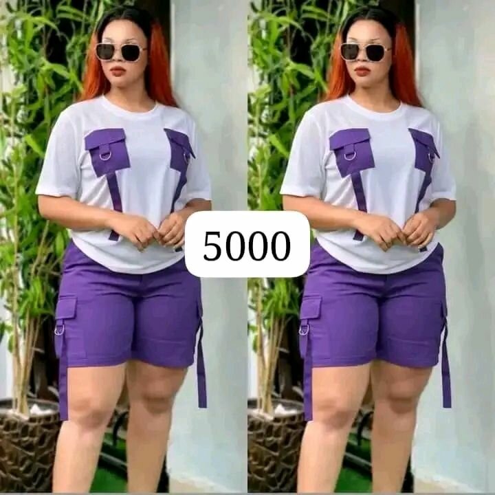 Combishort à pois détente