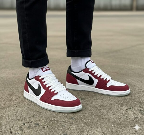 Baskets Nike homme rouge et blanc