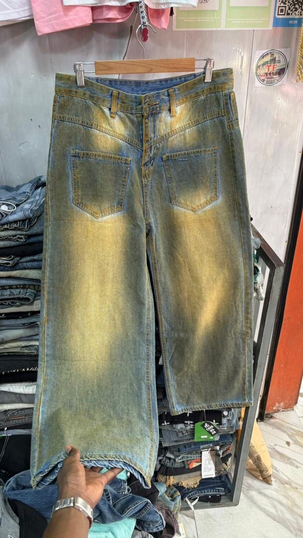Jeans larges décontractés homme