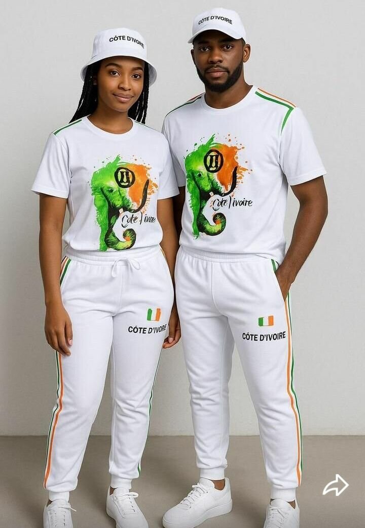 Ensemble Côte d'Ivoire Unisexe