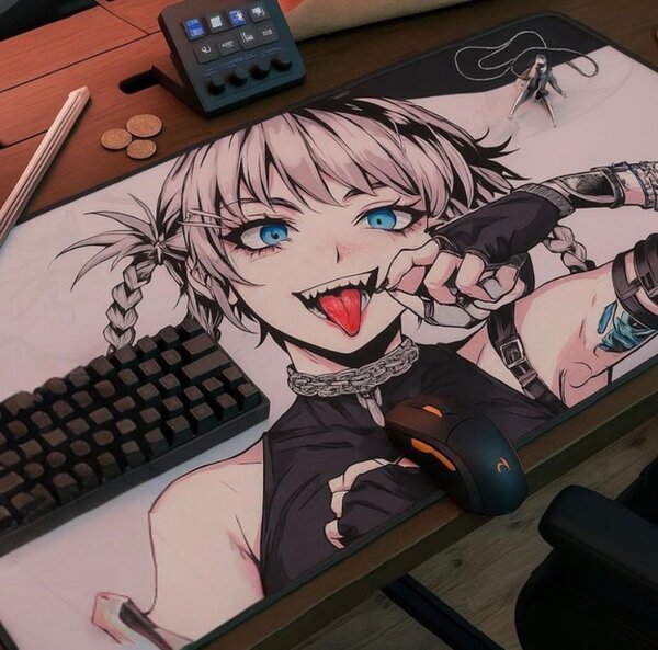 Tapis de souris gaming manga