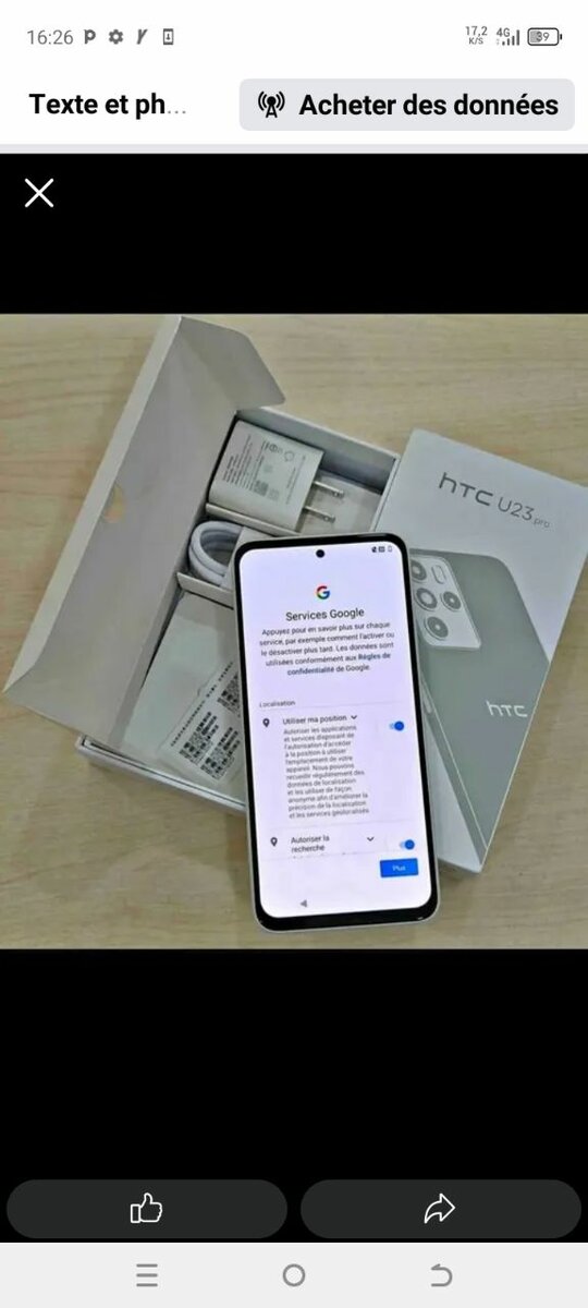 Smartphone HTC U23 Pro 5G